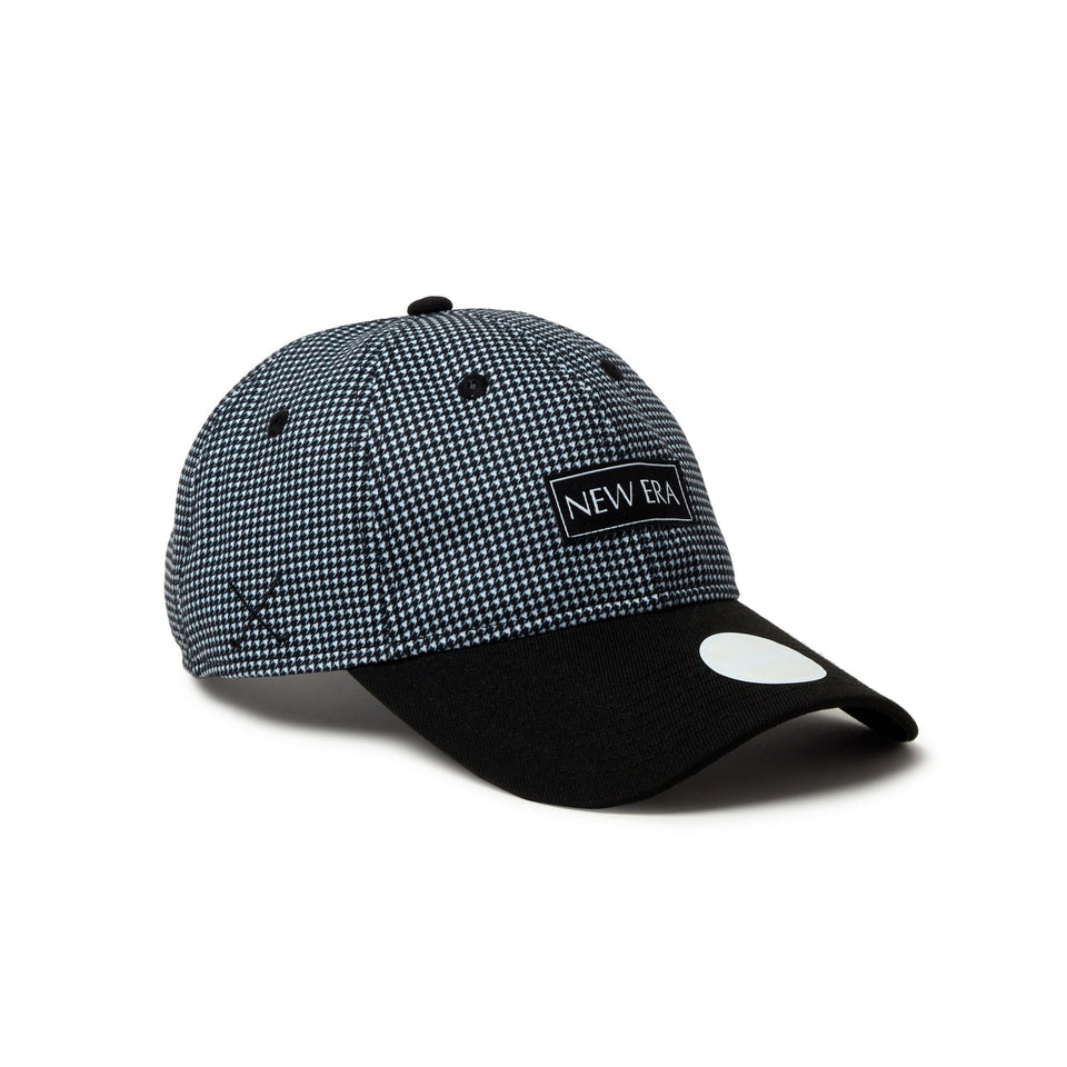 【ゴルフ】Women's 9TWENTY ロングバイザー Houndstooth ホワイト/ブラック - 14391251 - SM | NEW ERA ニューエラ公式オンラインストア