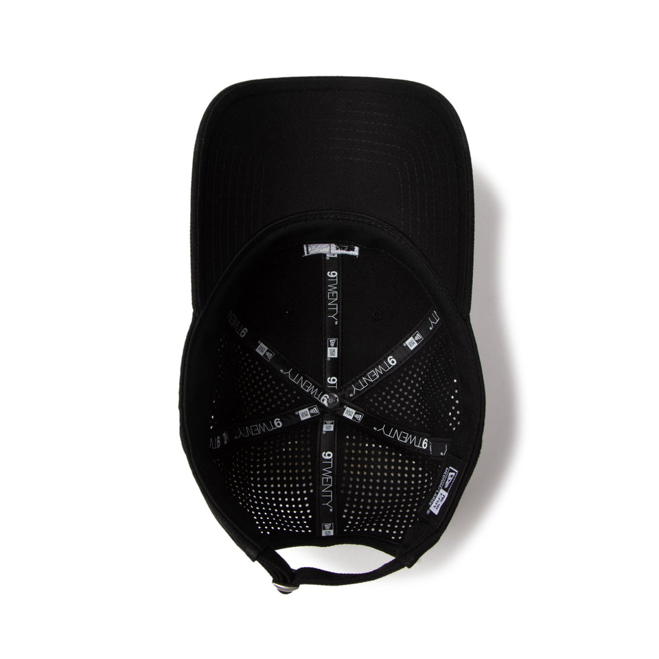【ゴルフ】Women's 9TWENTY ロングバイザー Laser Perforated ミニ ボックスロゴ ブラック - 14391250 - SM | NEW ERA ニューエラ公式オンラインストア