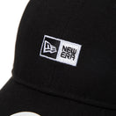 【ゴルフ】Women's 9TWENTY ロングバイザー Laser Perforated ミニ ボックスロゴ ブラック - 14391250 - SM | NEW ERA ニューエラ公式オンラインストア