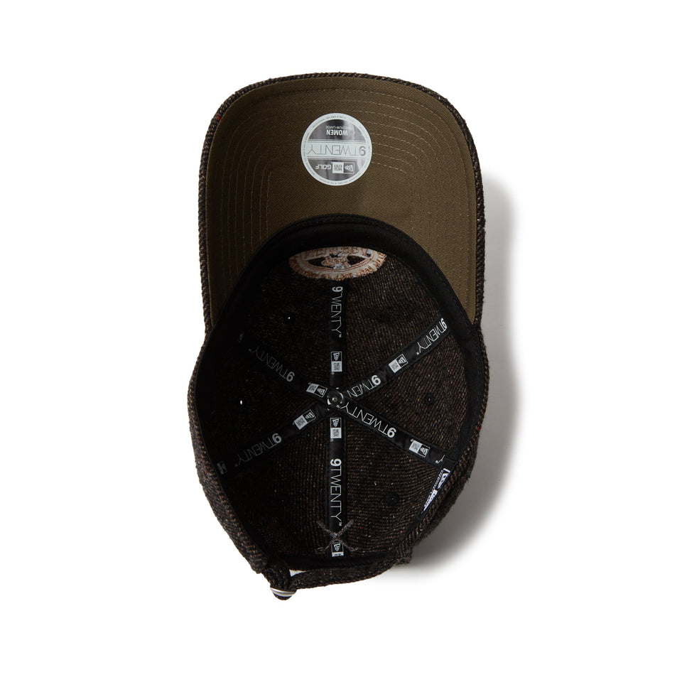 Women's 9TWENTY ロングバイザー Nep Tweed ブラウン | ゴルフ - 14669014 - SM | NEW ERA ニューエラ公式オンラインストア