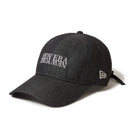 Women's 9TWENTY ロングバイザー Sustainable Fabric with Ribbon ECOPET ブラック | ゴルフ - 14669010 - SM | NEW ERA ニューエラ公式オンラインストア