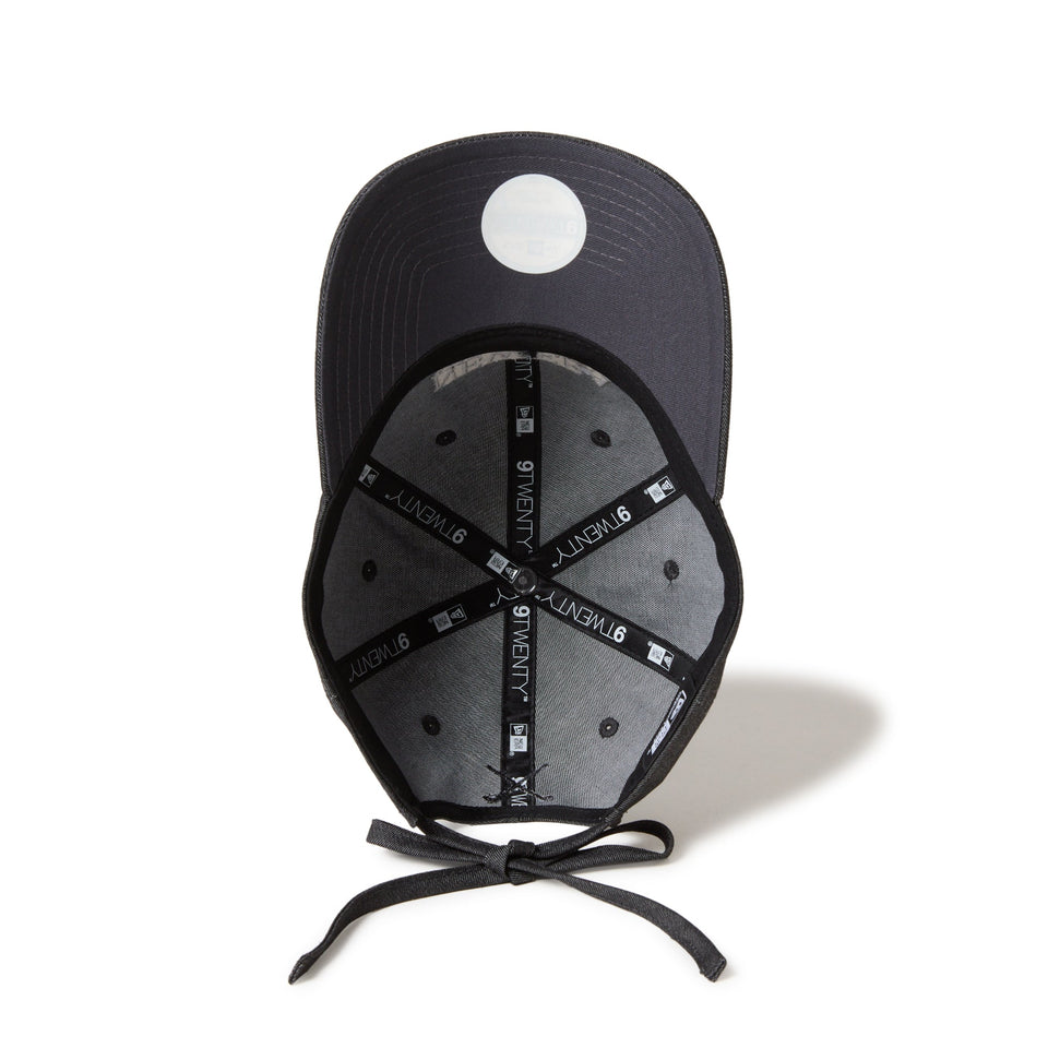 Women's 9TWENTY ロングバイザー Sustainable Fabric with Ribbon ECOPET ブラック | ゴルフ - 14669010 - SM | NEW ERA ニューエラ公式オンラインストア