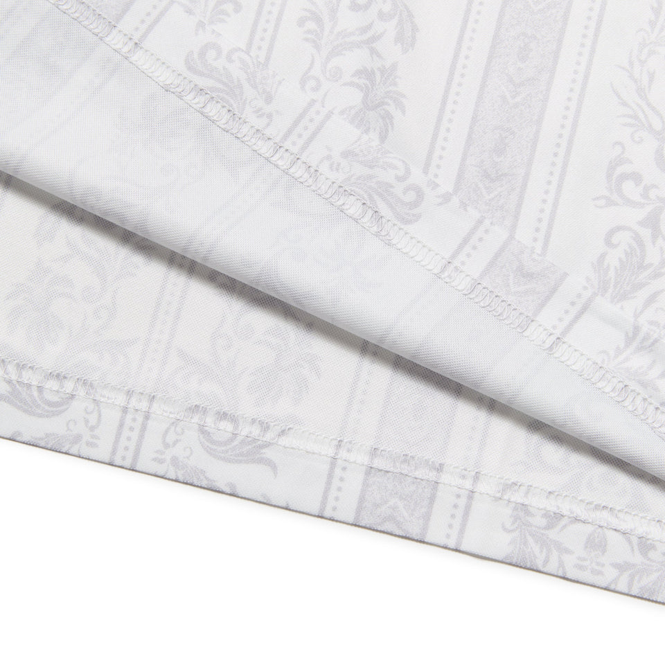 Women's 半袖 鹿の子 テック ポロシャツ Bandana ホワイト
