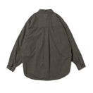 Women's 長袖 オーバーサイズド ガーメントダイ シャツ BLACK LABEL FW25 ダークブラウン - 14746875 - S | NEW ERA ニューエラ公式オンラインストア