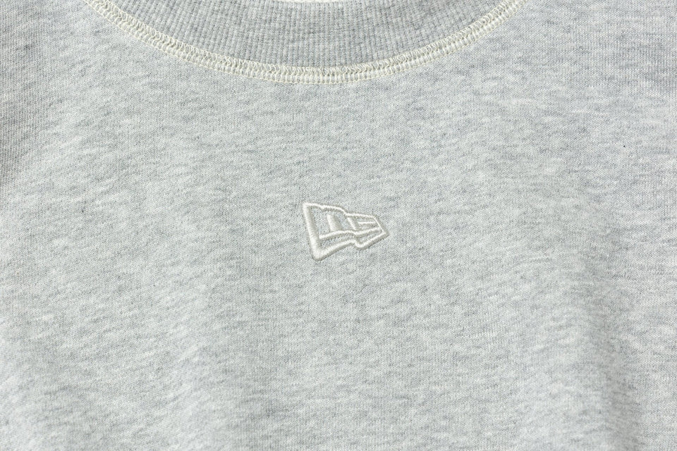 Women's クロップド スウェット クルーネック BLACK LABEL FW25 グレー - 14746879 - S | NEW ERA ニューエラ公式オンラインストア