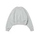 Women's クロップド スウェット クルーネック BLACK LABEL FW25 グレー - 14746879 - S | NEW ERA ニューエラ公式オンラインストア