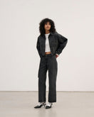 Women's ローライズ デニムパンツ BLACK LABEL FW25 ブラック - 14746881-S | NEW ERA ニューエラ公式オンラインストア