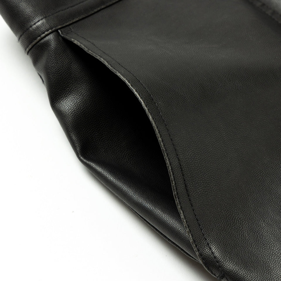 Women's シンセティックレザー ミニスカート BLACK LABEL FW25 ブラック - 14746883 - S | NEW ERA ニューエラ公式オンラインストア