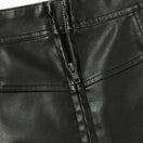 Women's シンセティックレザー ミニスカート BLACK LABEL FW25 ブラック - 14746883 - S | NEW ERA ニューエラ公式オンラインストア