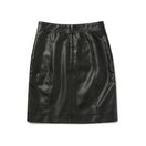 Women's シンセティックレザー ミニスカート BLACK LABEL FW25 ブラック - 14746883 - S | NEW ERA ニューエラ公式オンラインストア