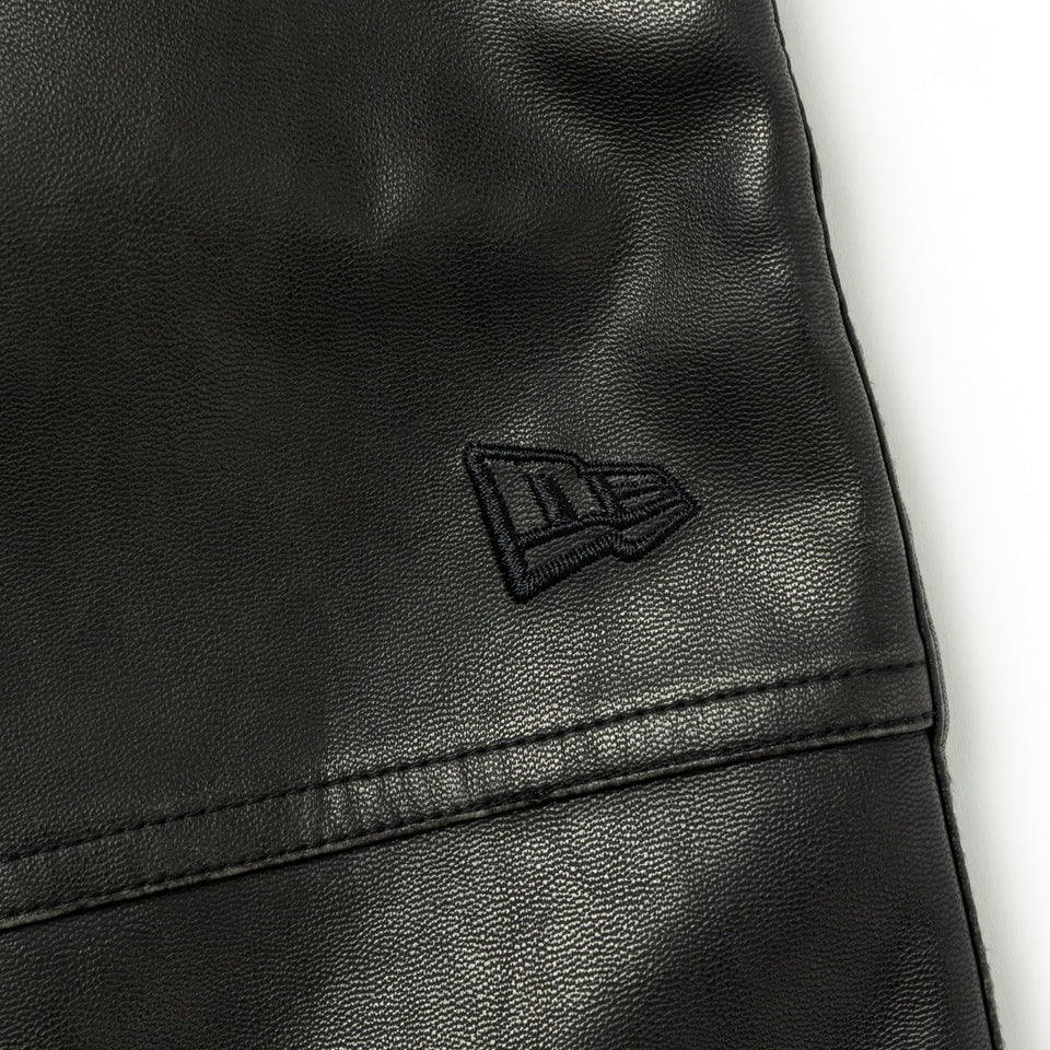 Women's シンセティックレザー ミニスカート BLACK LABEL FW25 ブラック - 14746883 - S | NEW ERA ニューエラ公式オンラインストア