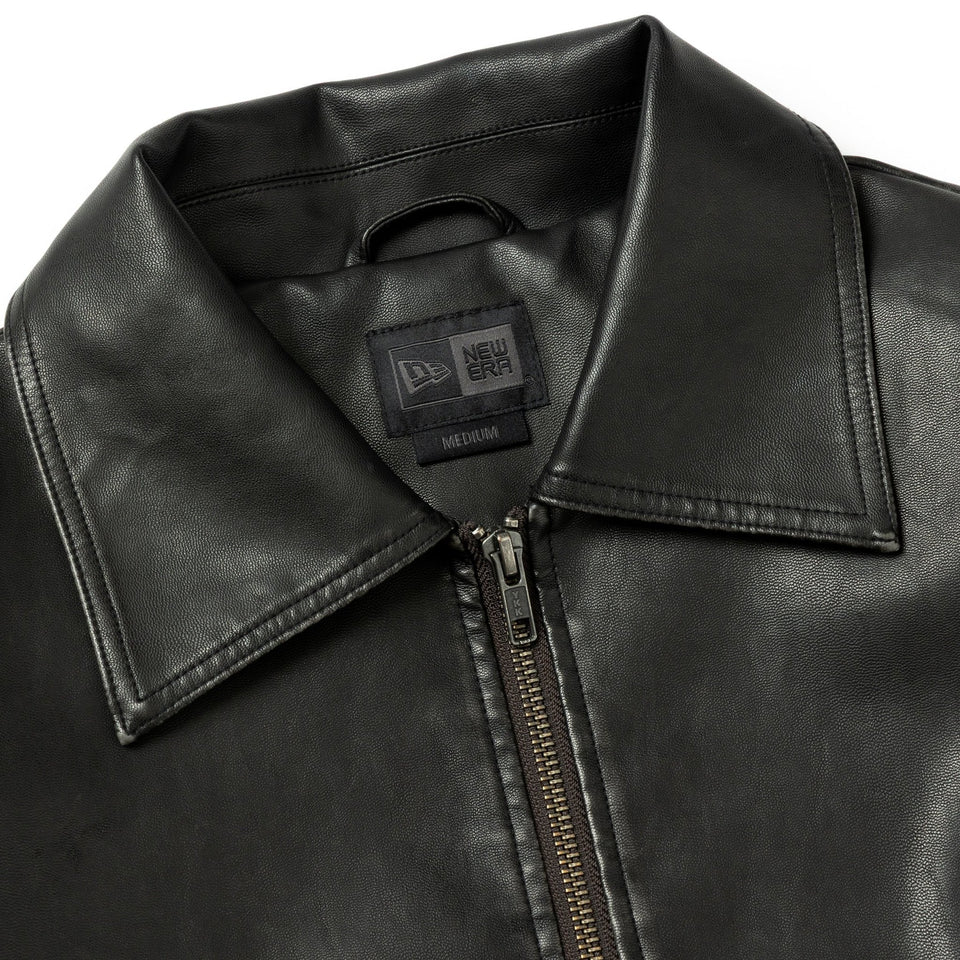 Women's シンセティックレザー ジャケット BLACK LABEL FW25
