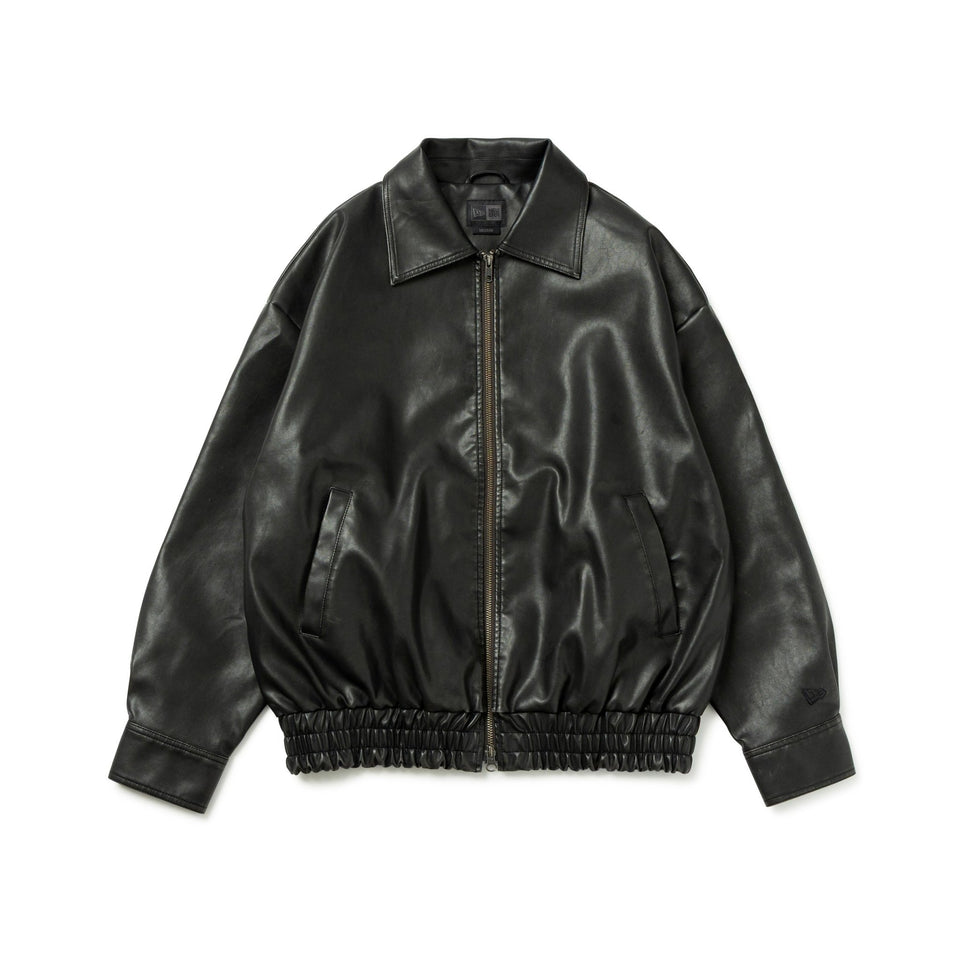 Women's シンセティックレザー ジャケット BLACK LABEL FW25