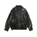 Women's シンセティックレザー ジャケット BLACK LABEL FW25 ブラック - 14746884 - S | NEW ERA ニューエラ公式オンラインストア