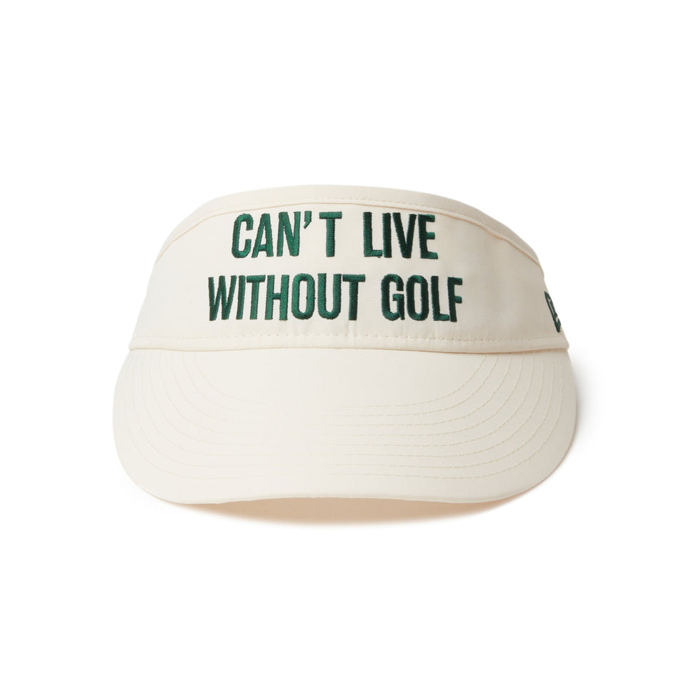 【ゴルフ】Women's トールバイザー CAN’T LIVE WITHOUT GOLF アイボリー - 14326188 - OSFM | NEW ERA ニューエラ公式オンラインストア
