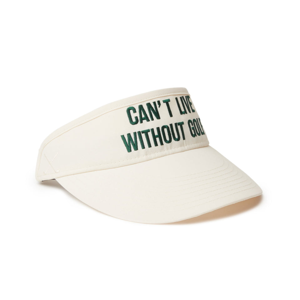 【ゴルフ】Women's トールバイザー CAN’T LIVE WITHOUT GOLF アイボリー - 14326188 - OSFM | NEW ERA ニューエラ公式オンラインストア