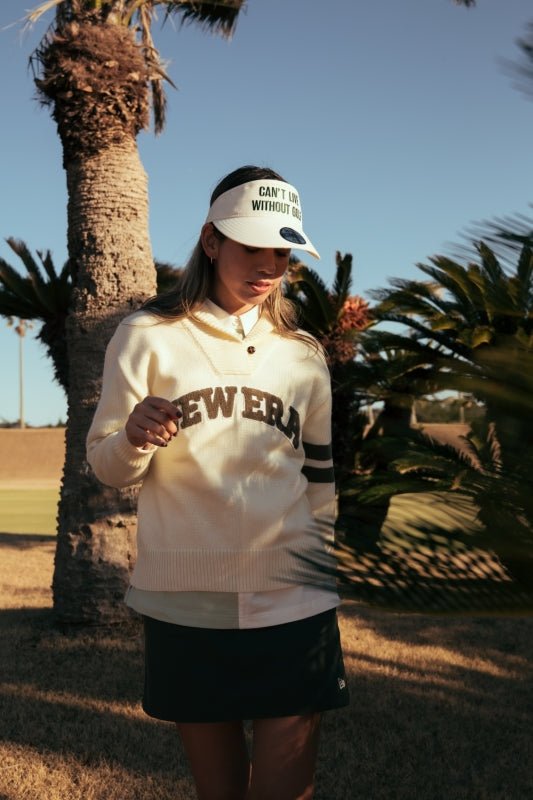 【ゴルフ】Women's トールバイザー CAN’T LIVE WITHOUT GOLF アイボリー - 14326188 - OSFM | NEW ERA ニューエラ公式オンラインストア