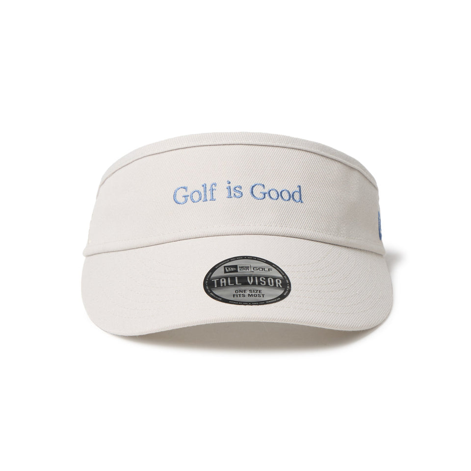 Women's サンバイザー トールバイザー Golf is good ストーン | ゴルフ - 14668995 - OSFM | NEW ERA ニューエラ公式オンラインストア