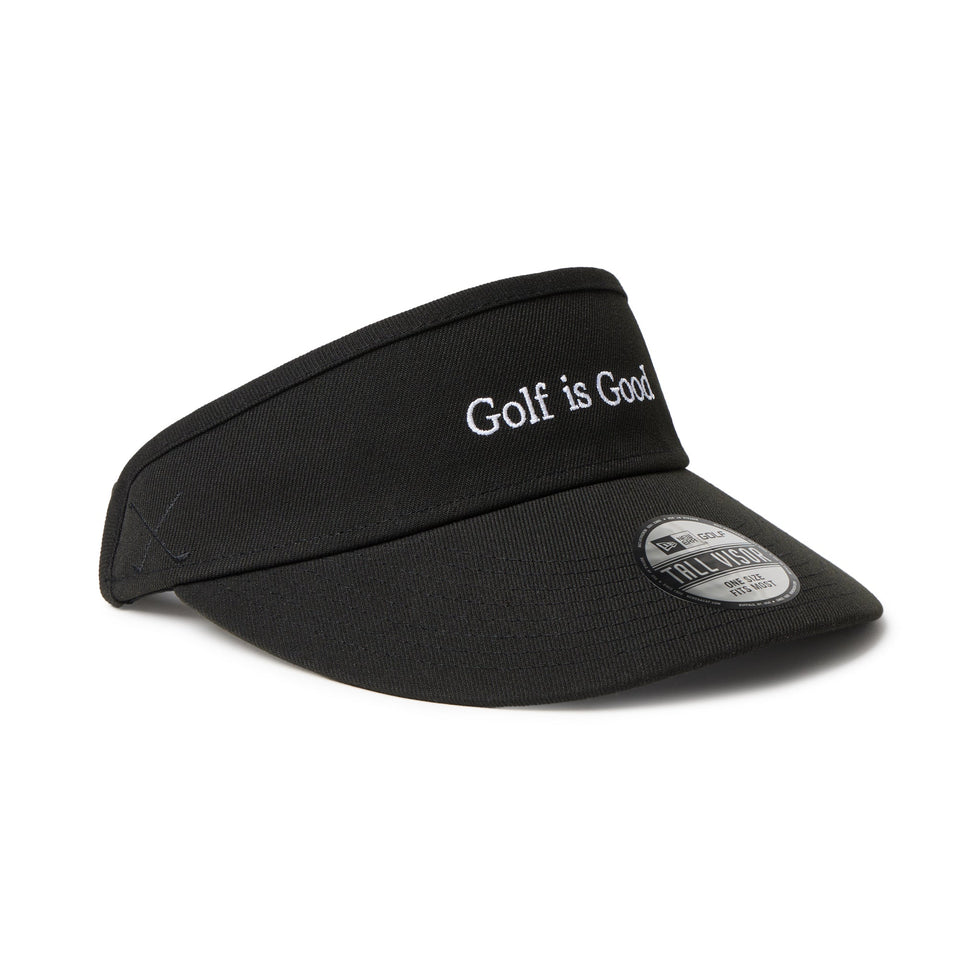 Women's サンバイザー トールバイザー Golf is good ブラック | ゴルフ - 14668996 - OSFM | NEW ERA ニューエラ公式オンラインストア
