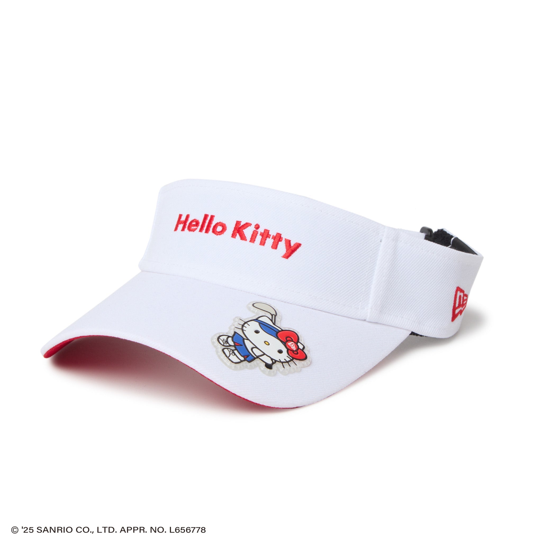 レビュー高評価商品 ロングバイザー サンバイザー Women's HELLO ホワイト KITTY ウェア