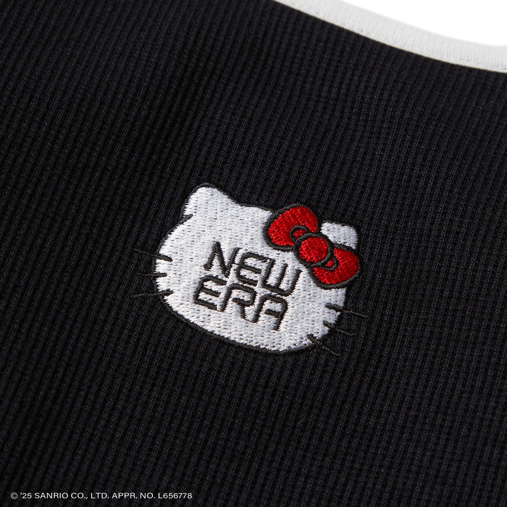 Women's キャミソール HELLO KITTY NEW ERA フェイス ブラック 6