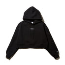 Women's テック スウェット ショート プルオーバーフーディー ブラック【Performance Apparel】 - 14312770 - S | NEW ERA ニューエラ公式オンラインストア