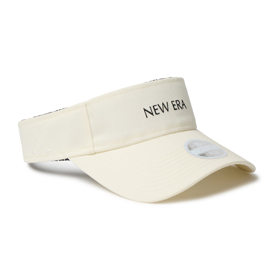 Women's サンバイザー Simple クロームホワイト | ゴルフ - 14668990 - OSFM | NEW ERA ニューエラ公式オンラインストア