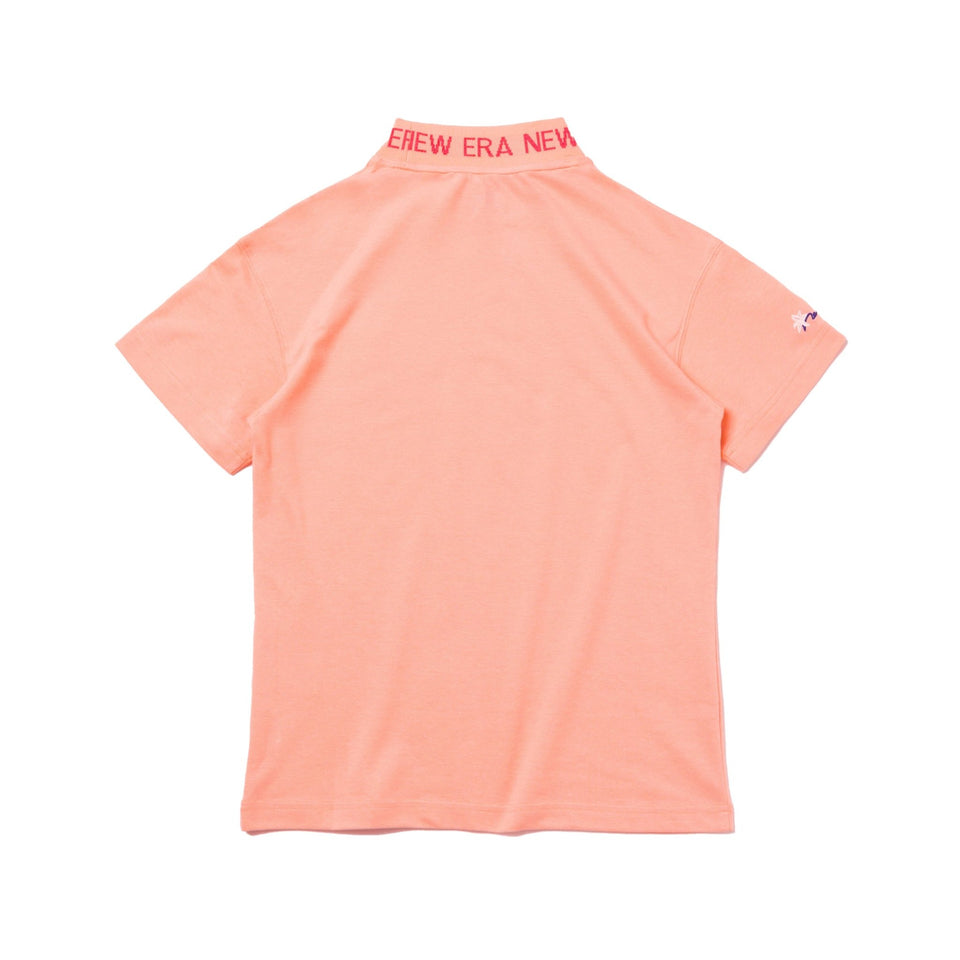 WOMEN'S 半袖 ミッドネック Tシャツ 紺野ゆり ペールコーラル