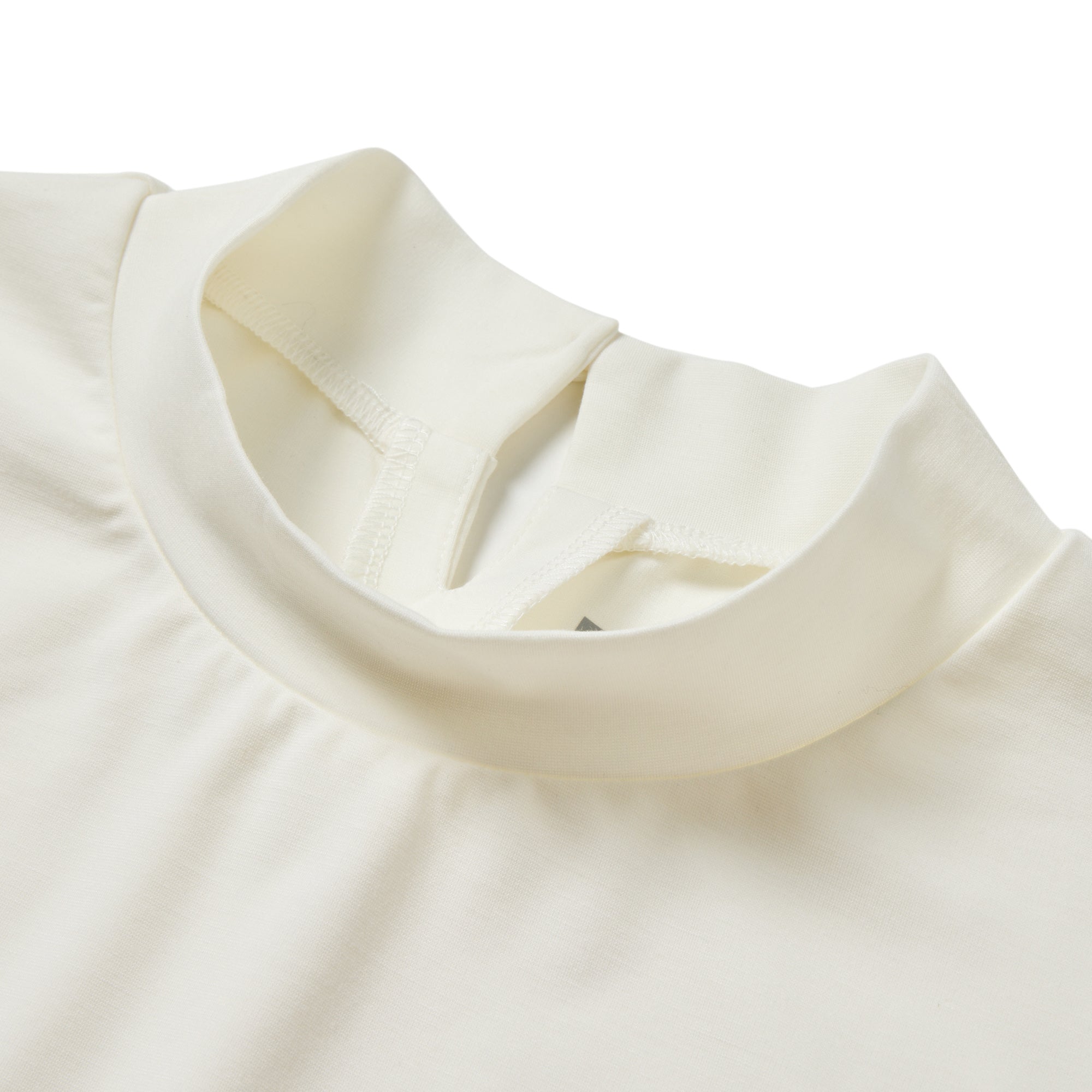 Women's ノースリーブ ミッドネック Tシャツ ホワイト | ゴルフ 4