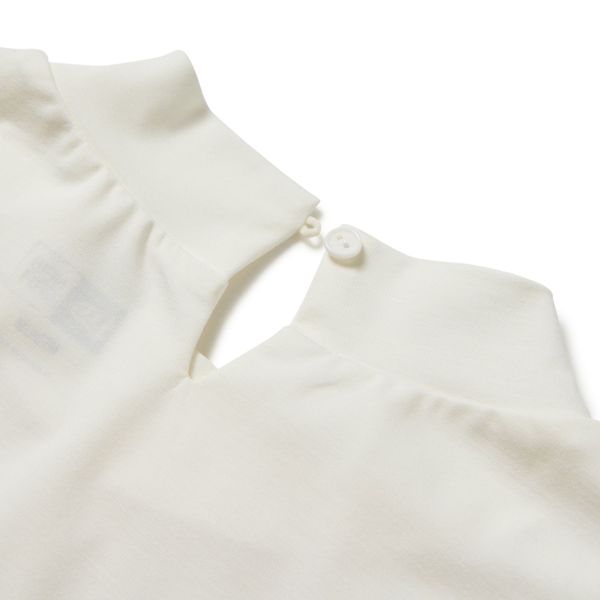 Women's ノースリーブ ミッドネック Tシャツ ホワイト | ゴルフ 5