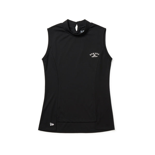 Women's ノースリーブ ミッドネック Tシャツ ホワイト | ゴルフ