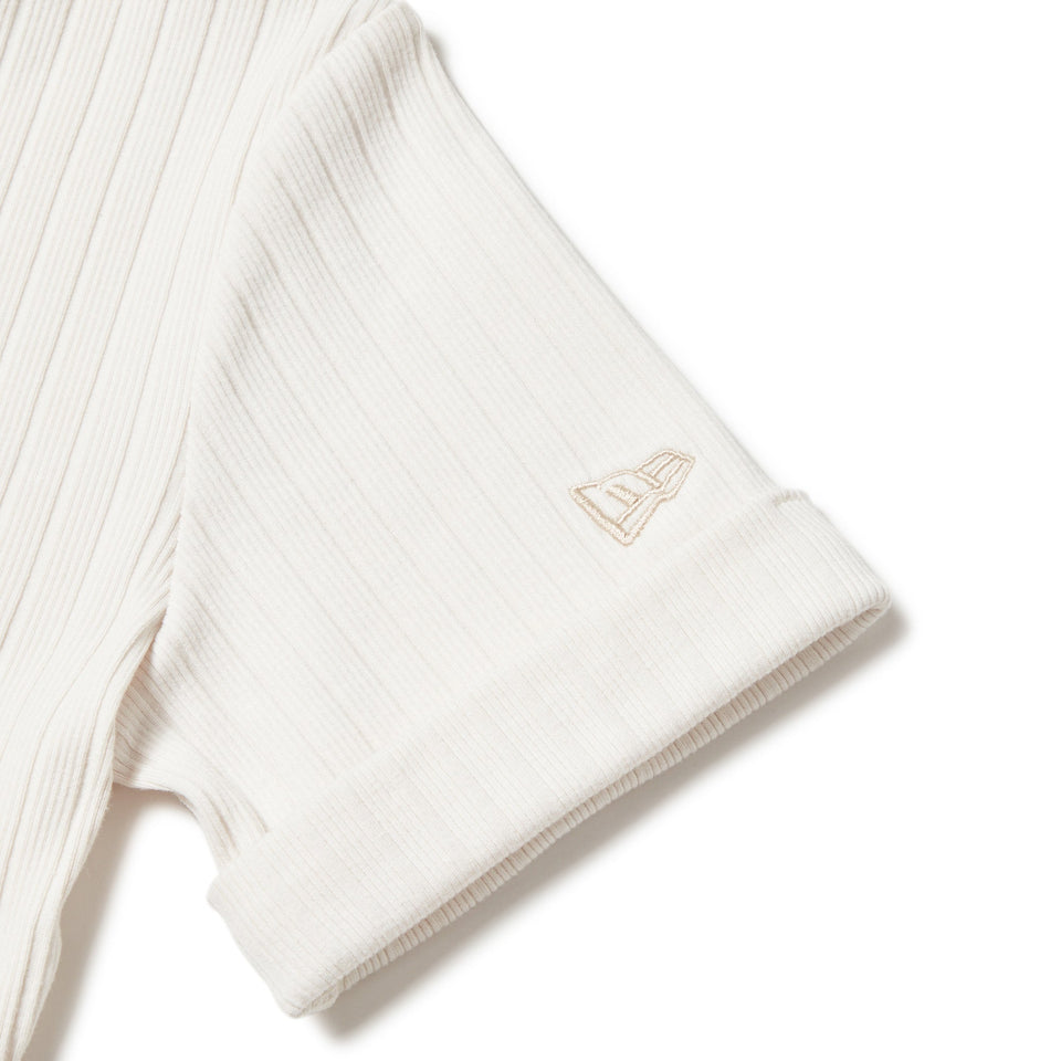 【ゴルフ】Women's 半袖 リブ ミッドネック Tシャツ パームツリー ホワイト - 14391457 - S | NEW ERA ニューエラ公式オンラインストア