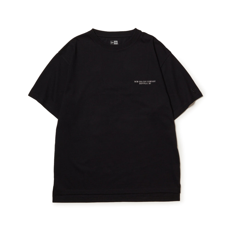 Women's 半袖 オーバーサイズド コットン Tシャツ ブラック