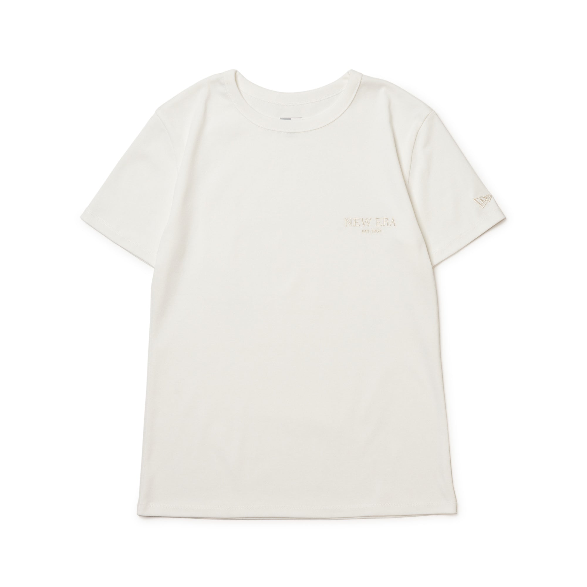 「NEW ERA」 半袖Tシャツ FREE ライトベージュ レディース 半袖 オーバーサイズド パフォーマンス Tシャツ Shadow Logo