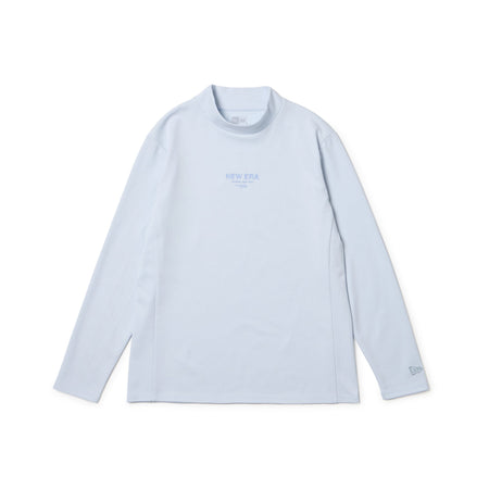 Women's 長袖 ミッドネック パフォーマンス Tシャツ ミストブルー