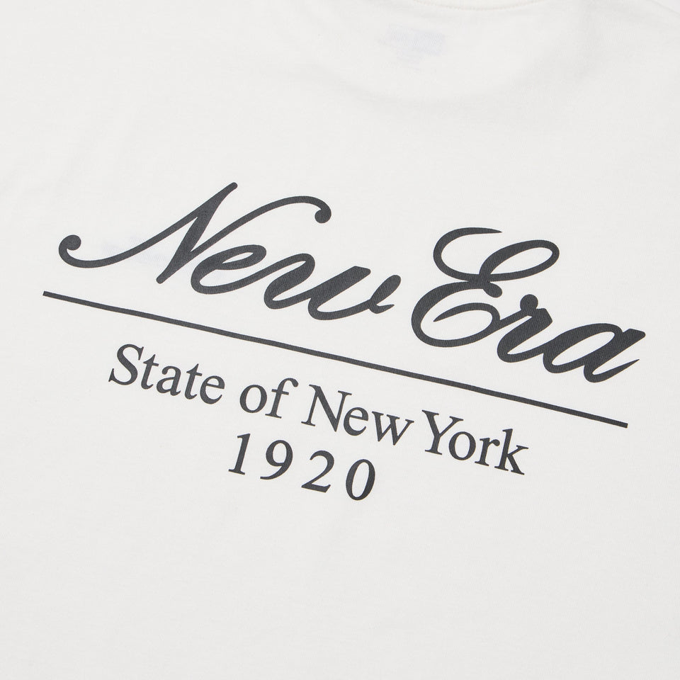 Women's 長袖 オーバーサイズド コットン Tシャツ ホワイト - 14674699 - S | NEW ERA ニューエラ公式オンラインストア
