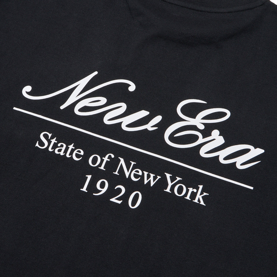 Women's 長袖 オーバーサイズド コットン Tシャツ ブラック - 14674700 - S | NEW ERA ニューエラ公式オンラインストア