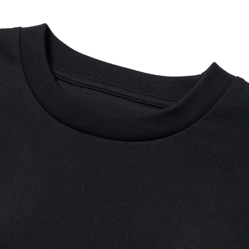 Women's 長袖 オーバーサイズド コットン Tシャツ ブラック - 14674700 - S | NEW ERA ニューエラ公式オンラインストア