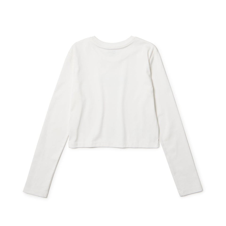 Women's 長袖 ソロナ ミニTシャツ ホワイト - 14674701 - S | NEW ERA ニューエラ公式オンラインストア