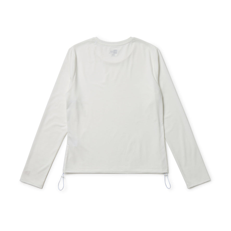 Women's 長袖 サイドストリング Tシャツ オフホワイト | パフォーマンスアパレル - 14674723 - S | NEW ERA ニューエラ公式オンラインストア