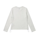 Women's 長袖 サイドストリング Tシャツ オフホワイト | パフォーマンスアパレル - 14674723 - S | NEW ERA ニューエラ公式オンラインストア
