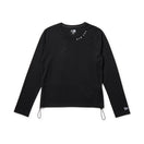 Women's 長袖 サイドストリング Tシャツ ブラック | パフォーマンスアパレル - 14674724 - S | NEW ERA ニューエラ公式オンラインストア