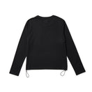 Women's 長袖 サイドストリング Tシャツ ブラック | パフォーマンスアパレル - 14674724 - S | NEW ERA ニューエラ公式オンラインストア