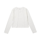 Women's 長袖 ショートレングス Tシャツ オフホワイト | パフォーマンスアパレル - 14721909 - S | NEW ERA ニューエラ公式オンラインストア