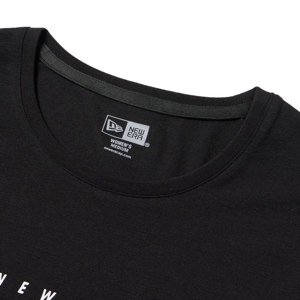 Women's 長袖 ショートレングス Tシャツ ブラック | パフォーマンスアパレル - 14721910 - S | NEW ERA ニューエラ公式オンラインストア