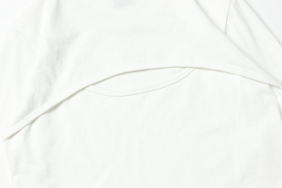 Women's 長袖 オープンバック Tシャツ BLACK LABEL FW25 オフホワイト - 14746877 - S | NEW ERA ニューエラ公式オンラインストア