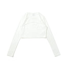 Women's 長袖 オープンバック Tシャツ BLACK LABEL FW25 オフホワイト - 14746877 - S | NEW ERA ニューエラ公式オンラインストア
