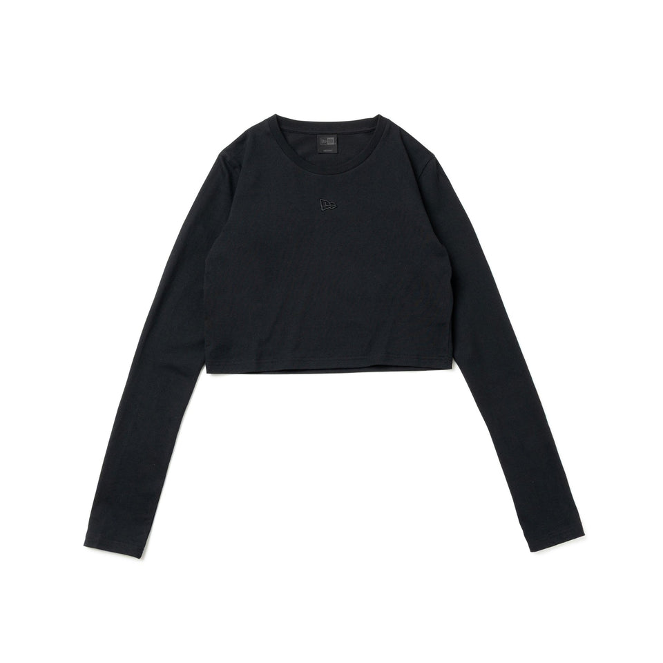 Women's 長袖 オープンバック Tシャツ BLACK LABEL FW25 ブラック - 14746878 - S | NEW ERA ニューエラ公式オンラインストア