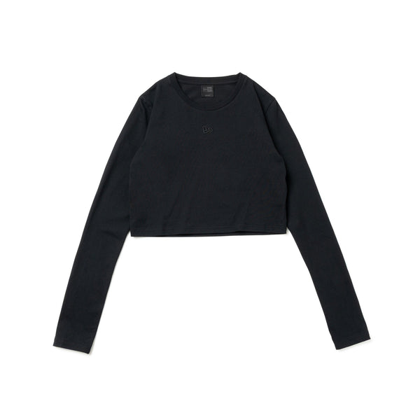 Women's 長袖 オープンバック Tシャツ BLACK LABEL FW25