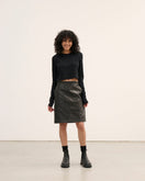 Women's 長袖 オープンバック Tシャツ BLACK LABEL FW25 ブラック - 14746878 - S | NEW ERA ニューエラ公式オンラインストア